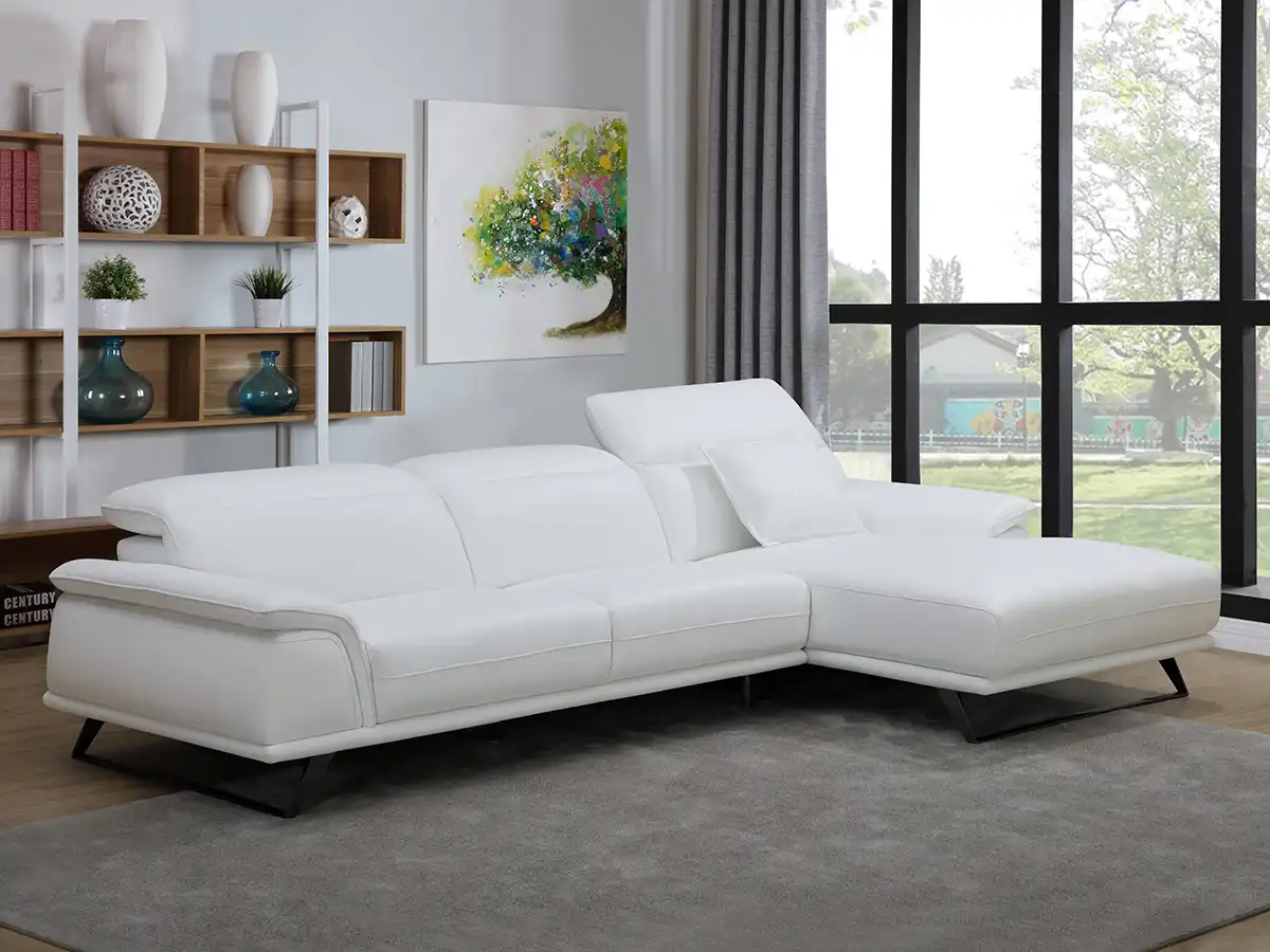big white sectional couch