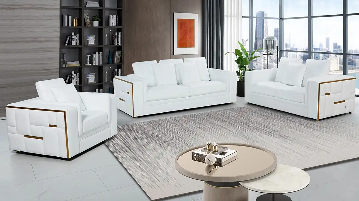 big white sectional couch