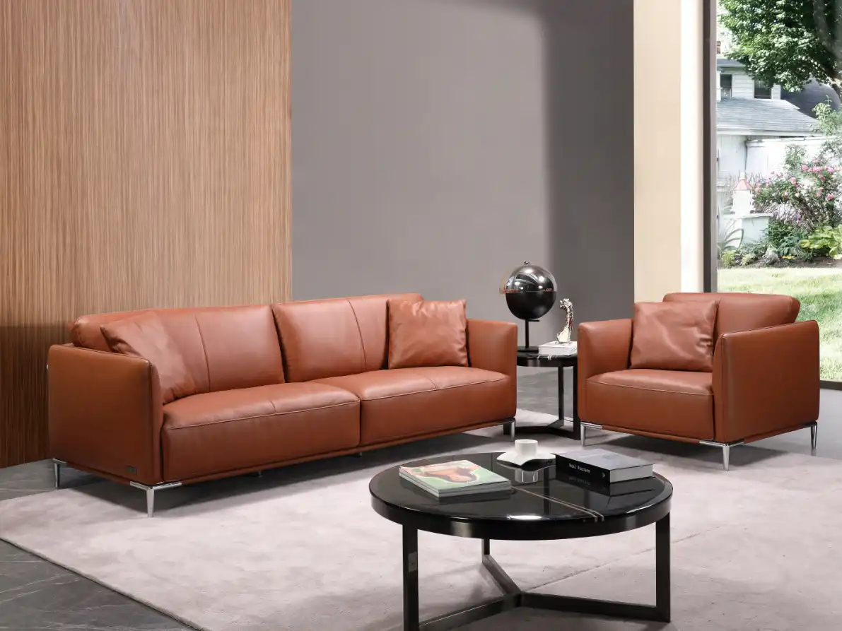 Top-grain leather sofa Top-grain leather sofa