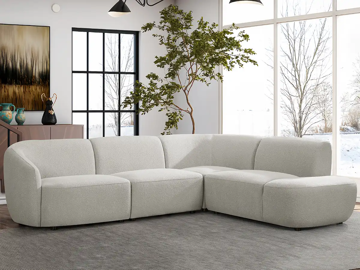 L shaped sofa