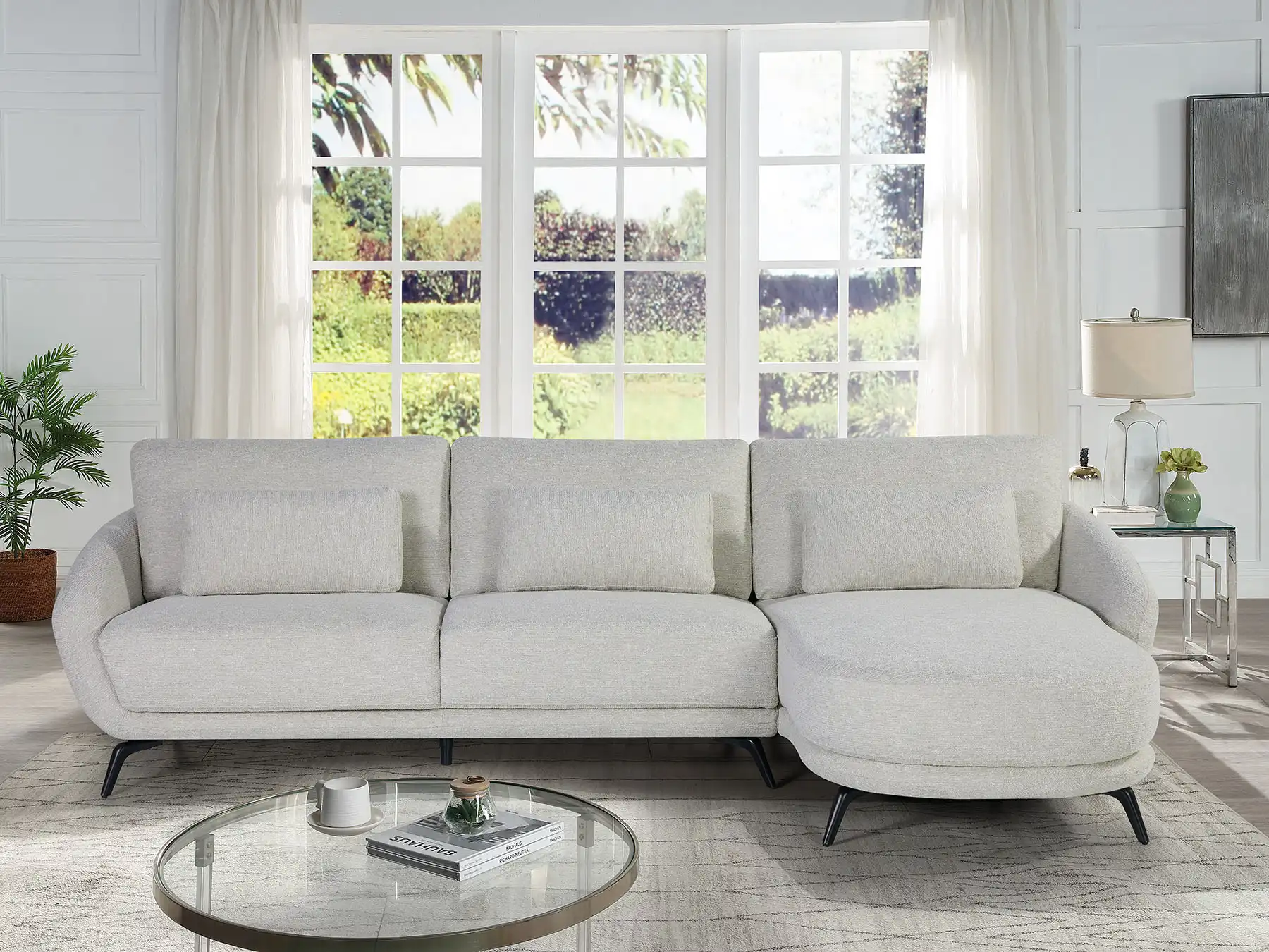 large 3 seater sofas with chaise