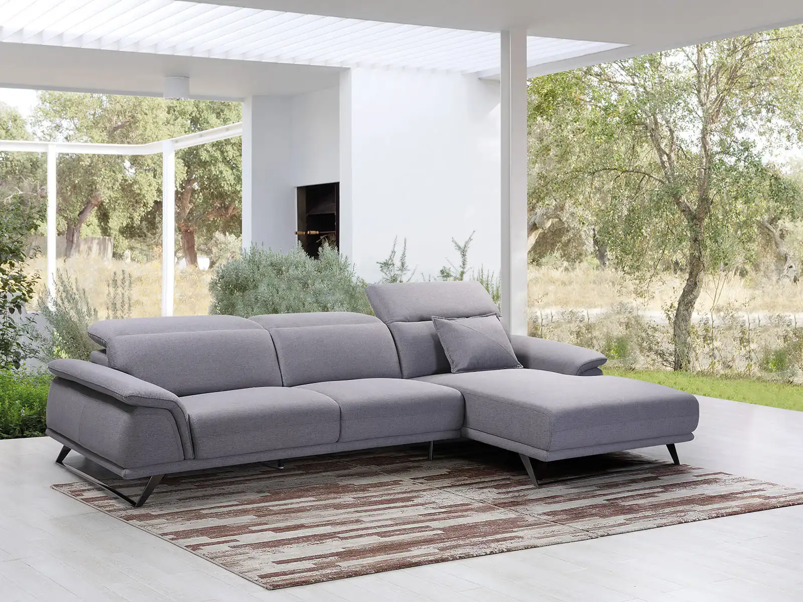 large 3 seater sofas with chaise