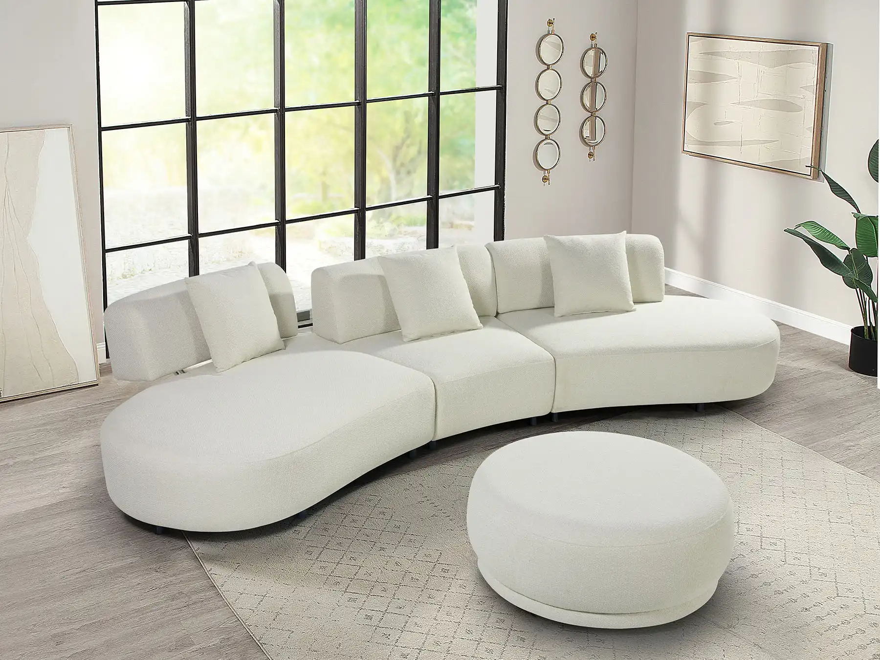 round sofa with ottoman round sofa with ottoman