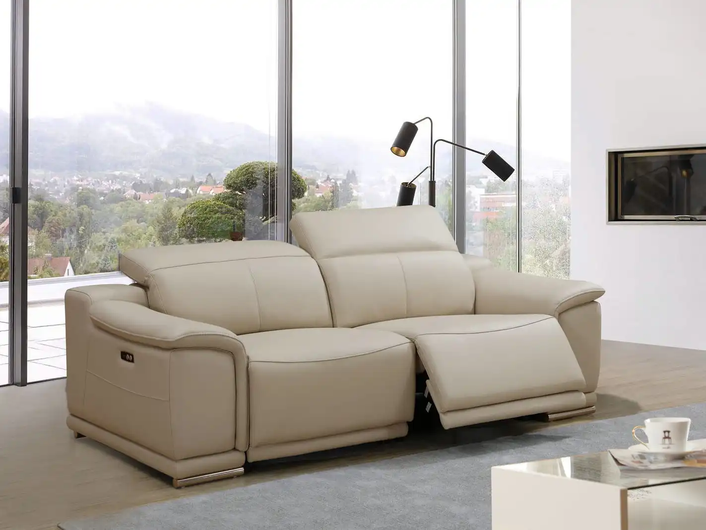 Leather Power Recliner