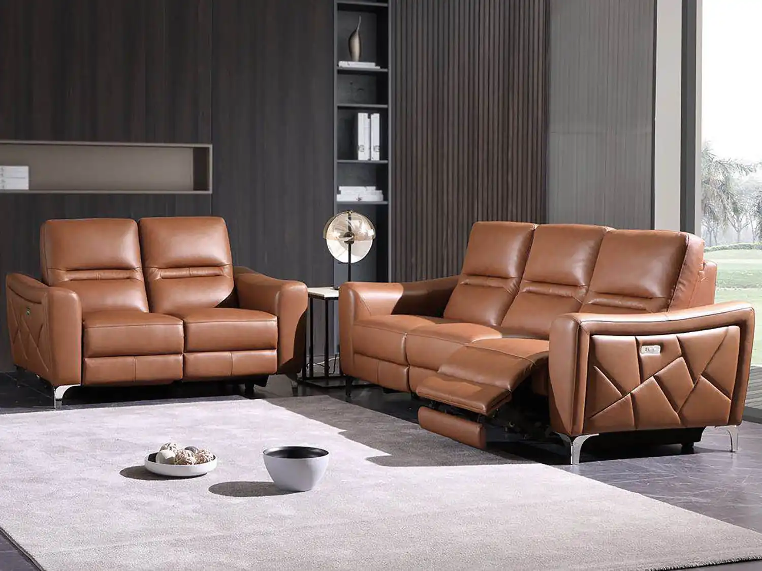 Leather Power Recliner Sofa Leather Power Recliner Sofa