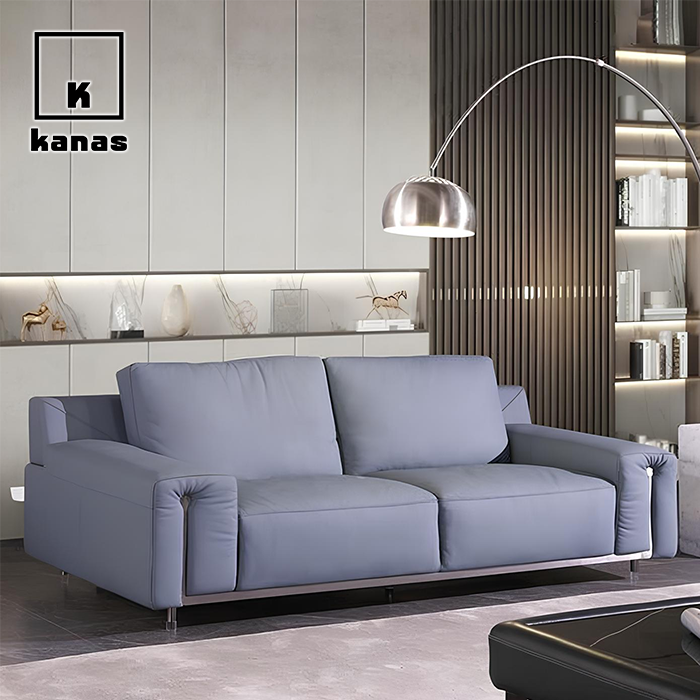 សាឡុងជ្រុងស្បែក 4 កៅអី