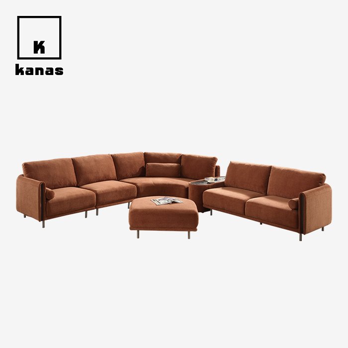 4 nohoanga sofa me te ottoman