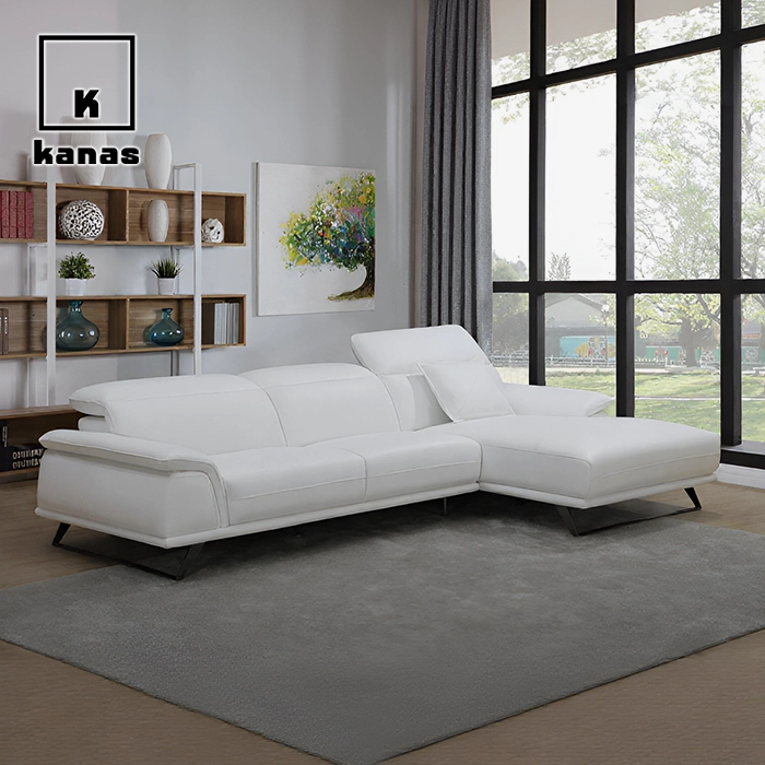 dako nga puti nga sectional nga sopa