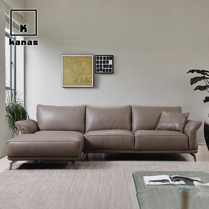 ספת עור עם שזלונג