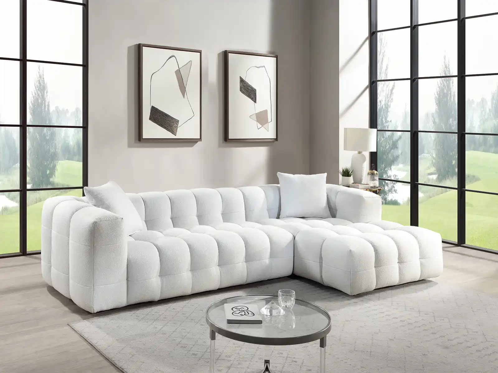 Labing Maayo nga 3-Seat Sectional Sofas nga adunay Chaise para sa Gagmay nga mga Balay