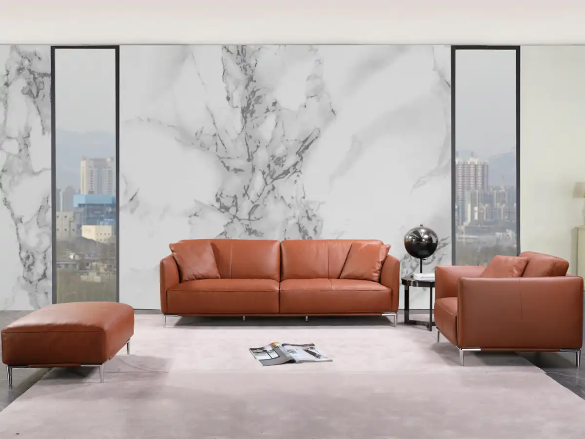 Ang Labing Maayong mga Layout para sa usa ka Brown nga 4 Seater nga Sofa